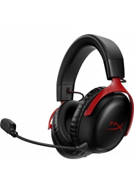 Навушники з мікрофоном HyperX Cloud III Wireless Black/Red (77Z46AA)