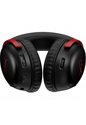 Навушники з мікрофоном HyperX Cloud III Wireless Black/Red (77Z46AA)