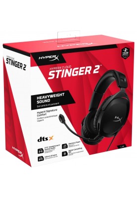 Навушники з мікрофоном HyperX Cloud Stinger 2 Wired Black (519T1AA)