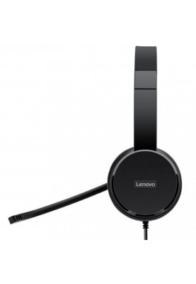 Навушники із мікрофоном Lenovo 100 Stereo USB Headset Black (4XD0X88524)