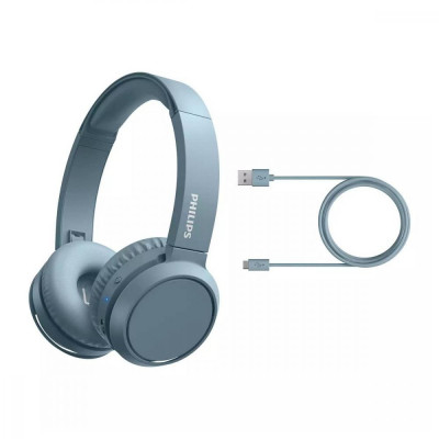 Навушники з мікрофоном Philips TAH4205 Over-Ear Wireless Blue TAH4205BL Навушники з мікрофоном Philips TAH4205 Over-Ear Wireless Blue TAH4205BL