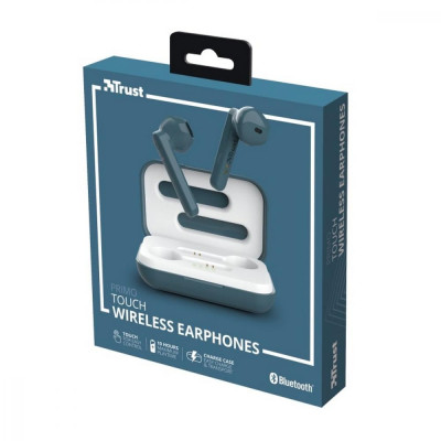 Навушники TWS Trust Primo Touch True Wireless Mic Blue (23780)