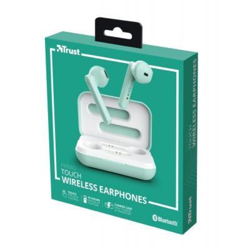 Навушники TWS Trust Primo Touch True Wireless Mic Mint (23781)