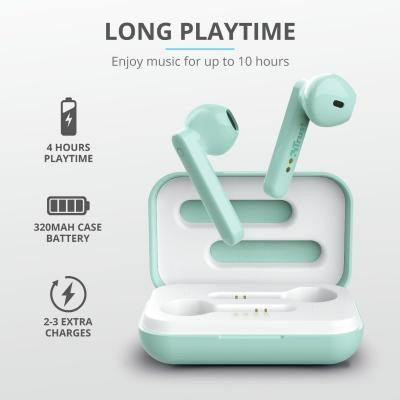 Навушники TWS Trust Primo Touch True Wireless Mic Mint (23781)