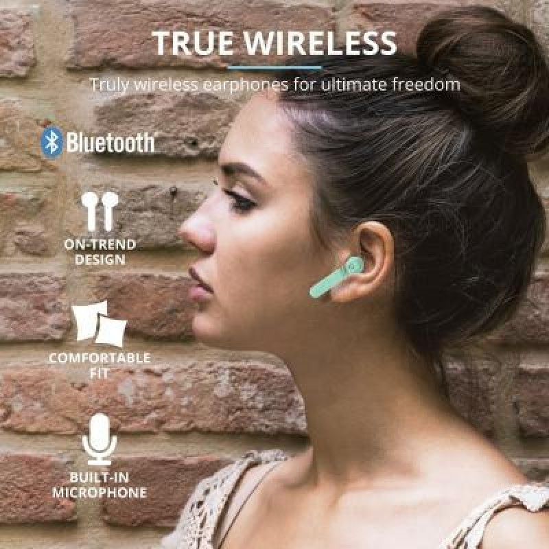 Навушники TWS Trust Primo Touch True Wireless Mic Mint (23781)