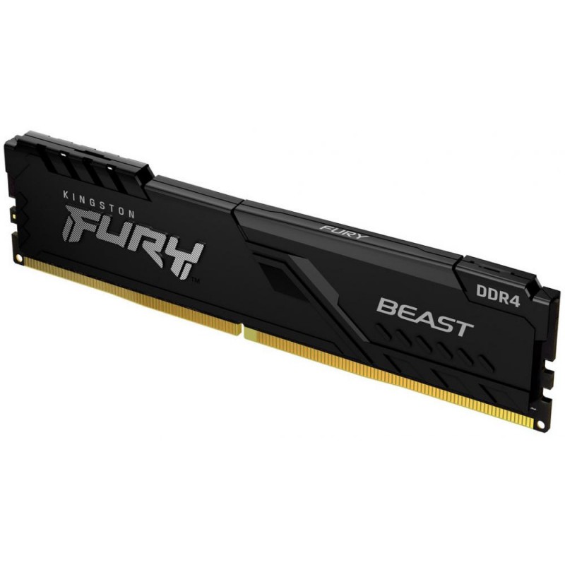 Пам'ять для настільних комп'ютерів Kingston FURY 16 GB DDR4 2666 MHz Beast Black (KF426C16BB/16)