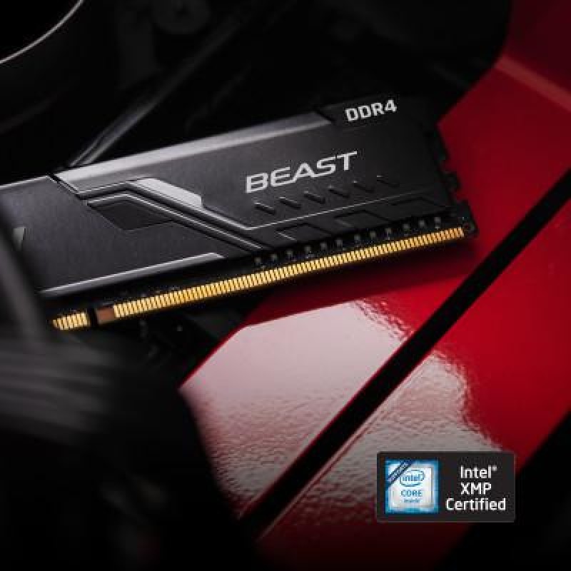 Пам'ять для настільних комп'ютерів Kingston FURY 16 GB DDR4 3600 MHz Beast Black (KF436C18BB/16)