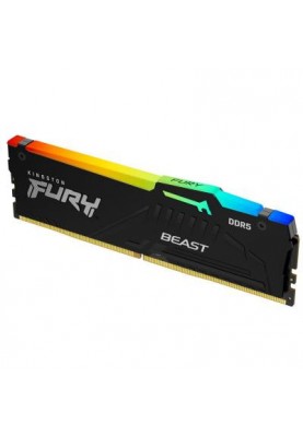 Пам'ять для настільних комп'ютерів Kingston FURY 16 GB DDR5 4800 MHz Beast RGB (KF548C38BBA-16)