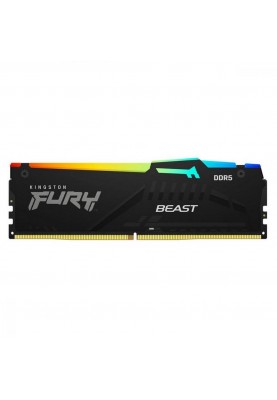 Пам'ять для настільних комп'ютерів Kingston FURY 16 GB DDR5 5600 MHz FURY Beast RGB (KF556C36BBEA-16)