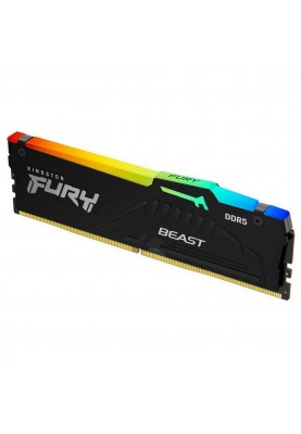 Пам'ять для настільних комп'ютерів Kingston FURY 16 GB DDR5 5600 MHz FURY Beast RGB (KF556C36BBEA-16)