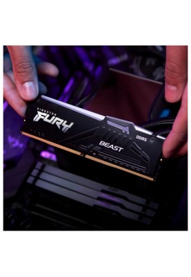 Пам'ять для настільних комп'ютерів Kingston FURY 16 GB DDR5 5600 MHz FURY Beast RGB (KF556C36BBEA-16)