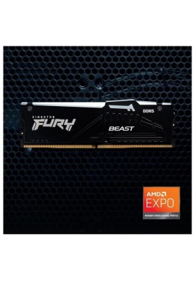 Пам'ять для настільних комп'ютерів Kingston FURY 16 GB DDR5 5600 MHz FURY Beast RGB (KF556C36BBEA-16)