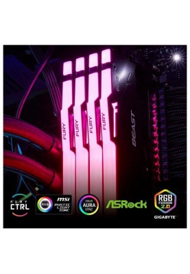 Пам'ять для настільних комп'ютерів Kingston FURY 16 GB DDR5 5600 MHz FURY Beast RGB (KF556C36BBEA-16)