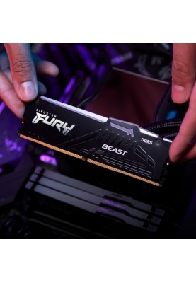 Пам'ять для настільних комп'ютерів Kingston FURY 16 GB DDR5 6000 MHz Beast RGB (KF560C40BBA-16)