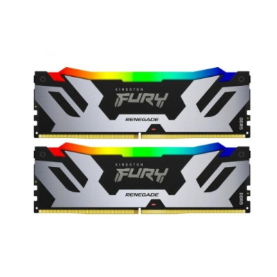 Пам'ять для настільних комп'ютерів Kingston FURY 32 GB (2x16 GB) DDR5 6000 MHz Renegade RGB (KF560C32RSAK2-32)