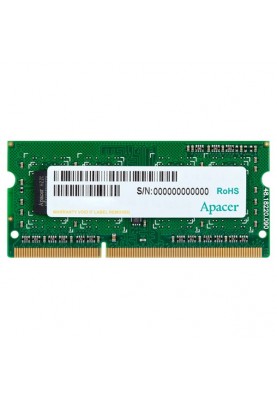 Пам'ять для ноутбуків Apacer 8 GB SO-DIMM DDR3L 1600 MHz (DV.08G2K.KAM)