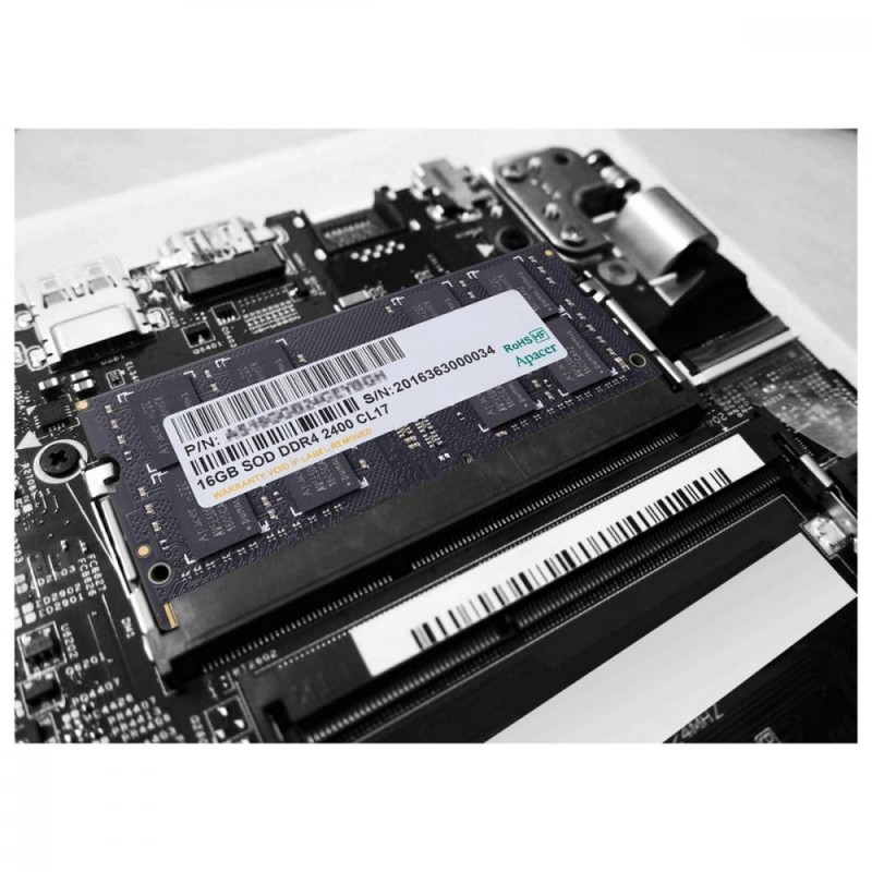 Пам'ять для ноутбуків Apacer 8 GB SO-DIMM DDR4 3200 MHz (ES.08G21.GSH)