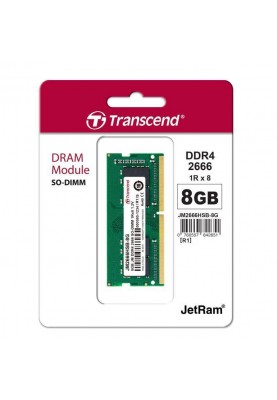 Пам'ять для ноутбуків Transcend 8 GB SO-DIMM DDR4 2666 MHz (JM2666HSB-8G)