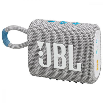 Портативна колонка JBL Go 3 Eco White (JBLGO3ECOWHT)