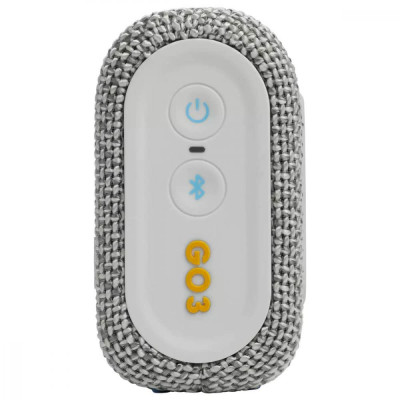 Портативна колонка JBL Go 3 Eco White (JBLGO3ECOWHT)