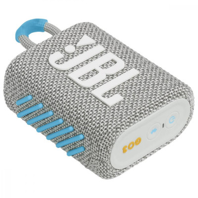 Портативна колонка JBL Go 3 Eco White (JBLGO3ECOWHT)