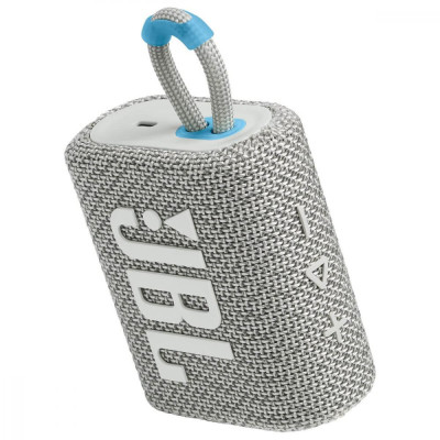 Портативна колонка JBL Go 3 Eco White (JBLGO3ECOWHT)