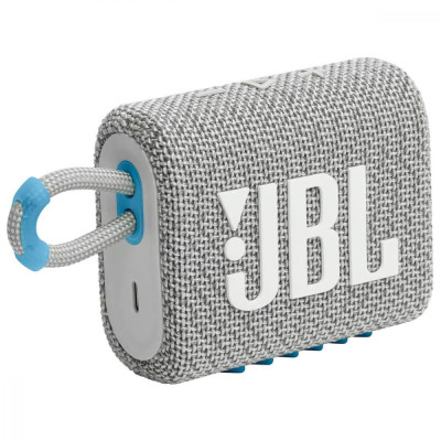 Портативна колонка JBL Go 3 Eco White (JBLGO3ECOWHT)