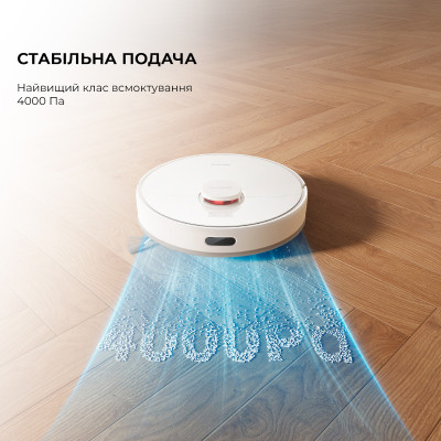 Робот-пилосос з вологим прибиранням Dreame D9 MAX White