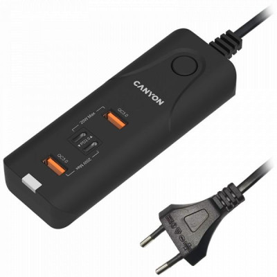 Зарядний пристрій Canyon H-10 Wall charger (CNE-CHA10B)