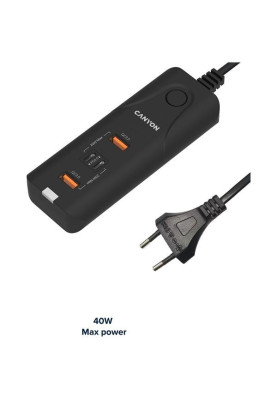 Зарядний пристрій Canyon H-10 Wall charger (CNE-CHA10B)