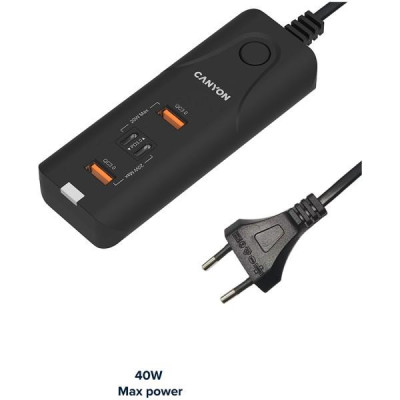 Зарядний пристрій Canyon H-10 Wall charger (CNE-CHA10B)