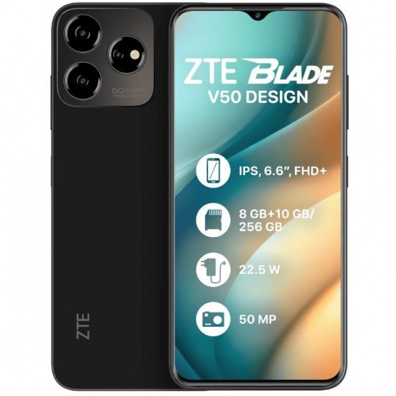 Смартфон ZTE Blade V50 Design 8/128GB Black