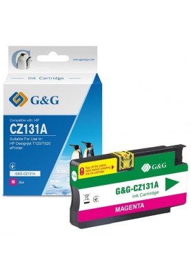 Струменевий картридж G&G Картридж HP Designjet T120/T520 Magenta (G&G-CZ131A)