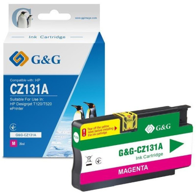 Струменевий картридж G&G Картридж HP Designjet T120/T520 Magenta (G&G-CZ131A)