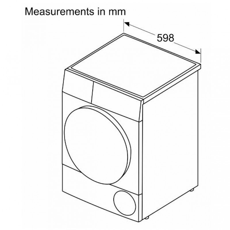 Сушильна машина Bosch WQB245B0UA