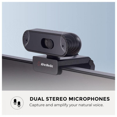 Вебкамера AVerMedia Live Streamer CAM PW310P Full HD Black (40AAPW310AVS)