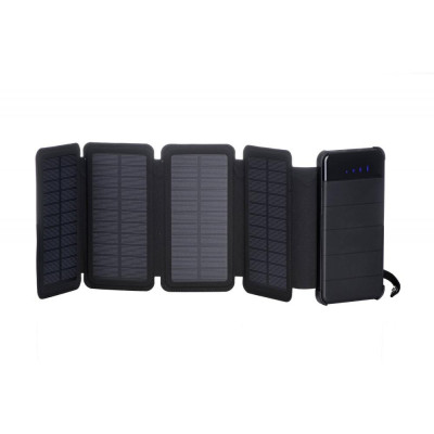 Зовнішній акумулятор (павербанк) 2E Power Bank Solar 8000mAh Black (2E-PB814-BLACK)