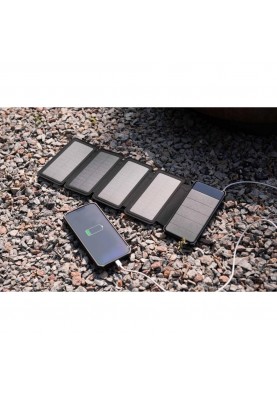 Зовнішній акумулятор (павербанк) 2E Power Bank Solar 8000mAh Black (2E-PB814-BLACK)