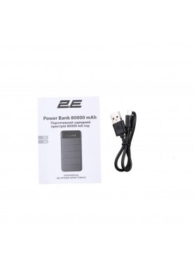 Зовнішній акумулятор (павербанк) 2E Power Bank Solar 8000mAh Black (2E-PB814-BLACK)