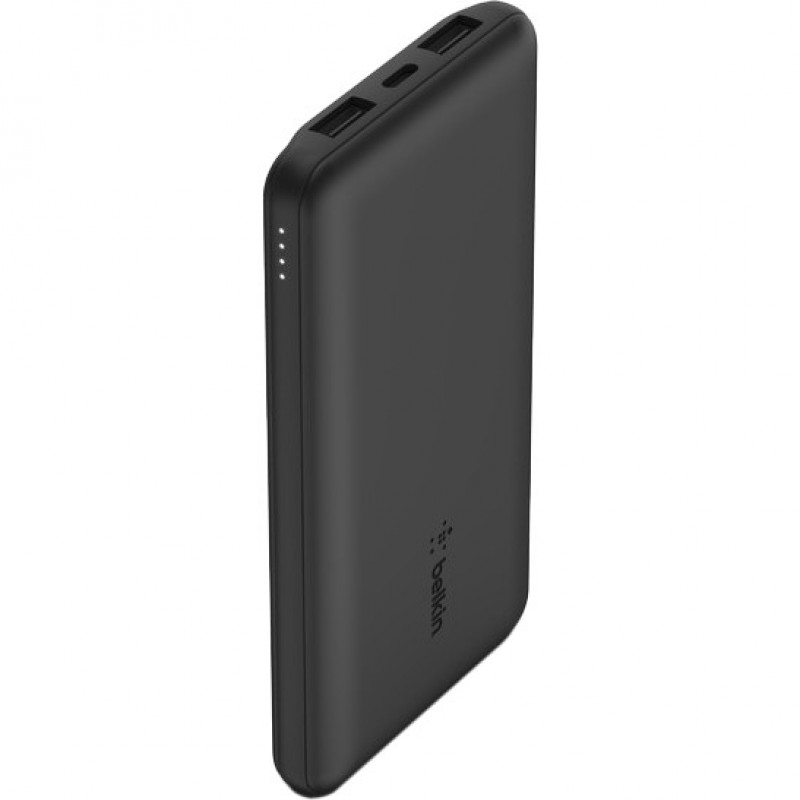 Зовнішній акумулятор (павербанк) Belkin 10000mAh 15W Dual USB-A USB-C Black (BPB011BTBK)