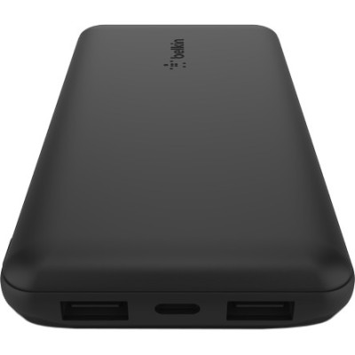 Зовнішній акумулятор (павербанк) Belkin 10000mAh 15W Dual USB-A USB-C Black (BPB011BTBK)
