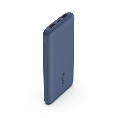 Зовнішній акумулятор (павербанк) Belkin 10000mAh 15W Dual USB-A USB-C Blue (BPB011BTBL)