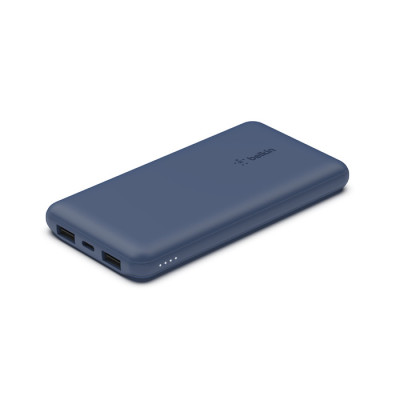 Зовнішній акумулятор (павербанк) Belkin 10000mAh 15W Dual USB-A USB-C Blue (BPB011BTBL)