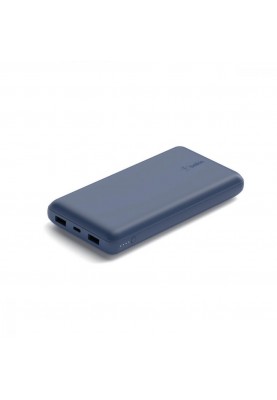 Зовнішній акумулятор (павербанк) Belkin 20000mAh 15W Blue (BPB012BTBL)