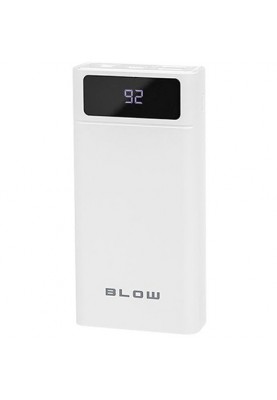 Зовнішній акумулятор (павербанк) BLOW PB40A USB-C 2xUSB 40000 mAh White