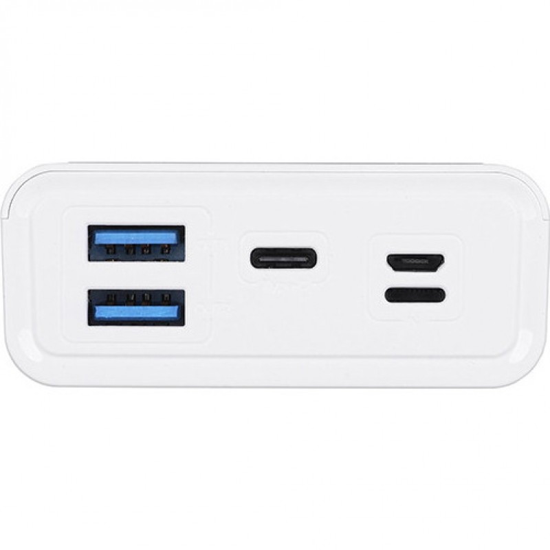 Зовнішній акумулятор (павербанк) BLOW PB40A USB-C 2xUSB 40000 mAh White