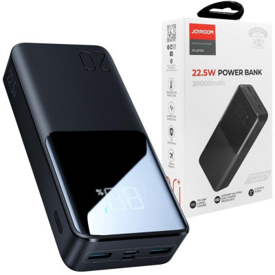 Зовнішній акумулятор (павербанк) Joyroom JR-T014 15W 20000mAh Black