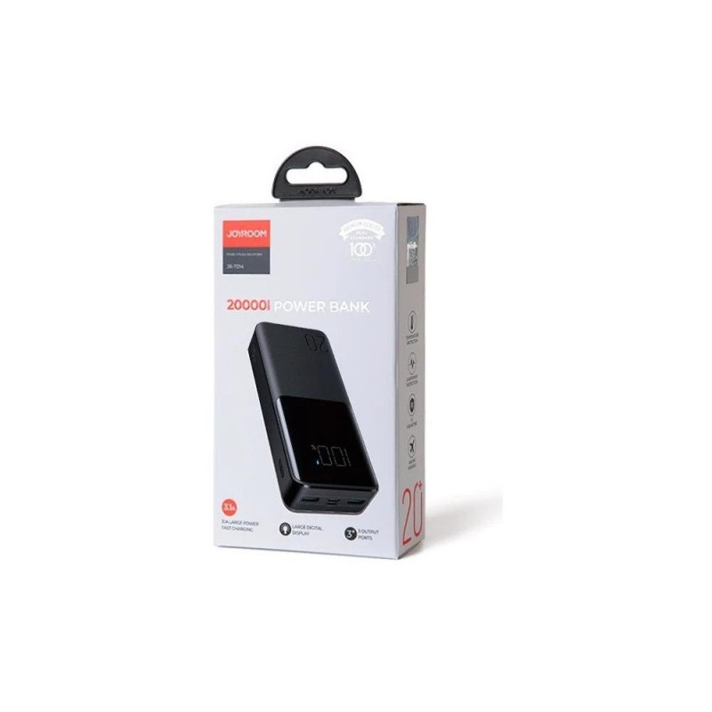 Зовнішній акумулятор (павербанк) Joyroom JR-T014 15W 20000mAh Black