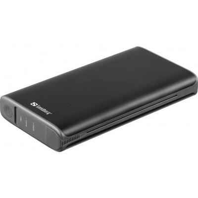 Зовнішній акумулятор (павербанк) Sandberg 4-Panel 8W PD 25000 mAh, 2xUSB, Type-C OUT (420-56)