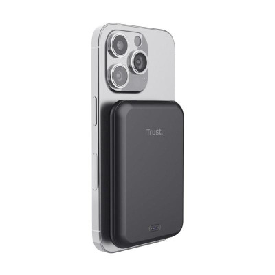 Зовнішній акумулятор (павербанк) Trust 5000mAh Magnetic Black (24877)